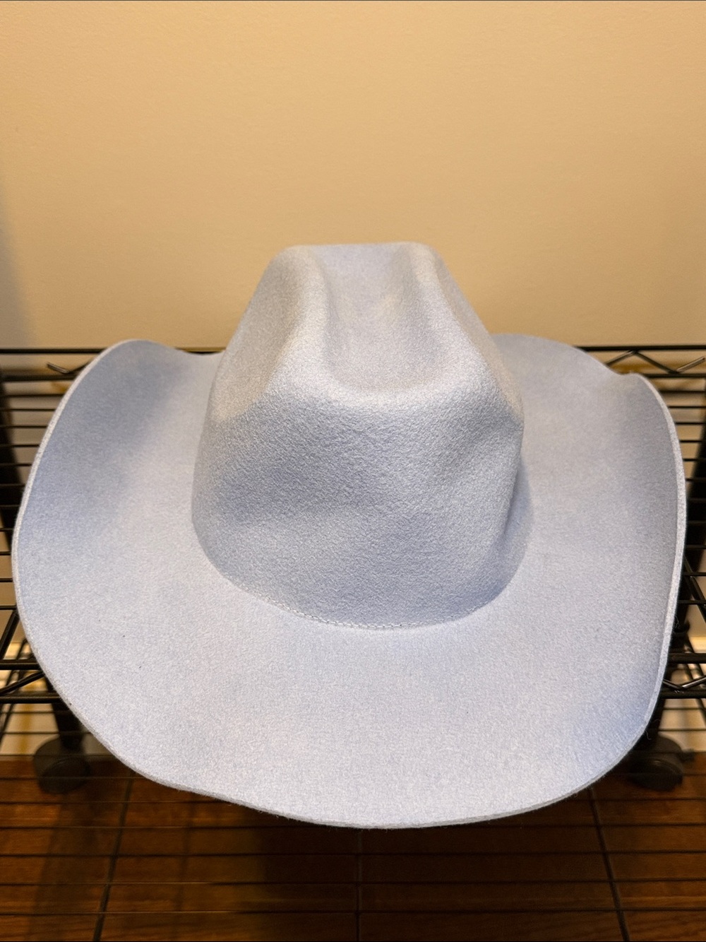 Baby Blue Wool Cowboy Hat (Medium)